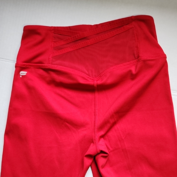 Womens Red Leggings - Picture 1 of 4